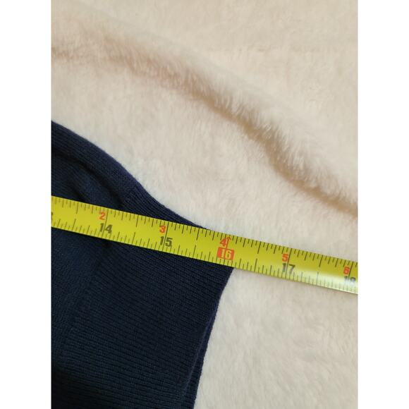 Club Room NWT Vest Mens Large Blue V-Neck 100% Cotton Sweater Preppy Academia - Picture 6 of 7